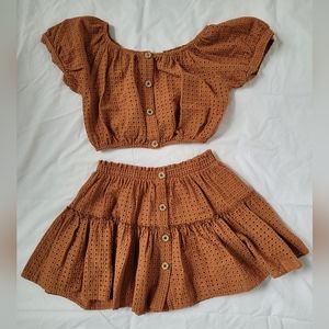 EBERJEY Two pieces outfit.